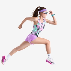 Áo Singlet Chạy Bộ Nữ Premium Wolf Active Outbreak W04, Công Nghệ Seamless & Flatlock, Nhanh Khô