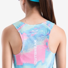 Áo Singlet Chạy Bộ Nữ Premium Wolf Active Outbreak W04, Công Nghệ Seamless & Flatlock, Nhanh Khô