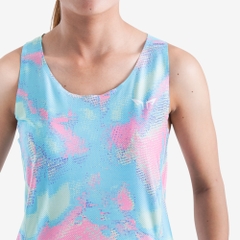 Áo Singlet Chạy Bộ Nữ Premium Wolf Active Outbreak W04, Công Nghệ Seamless & Flatlock, Nhanh Khô