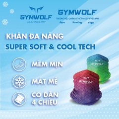 Khăn Đa Năng Wolf Active Cao Cấp Khăn Đa Năng Chạy Bộ Cao Cấp, Co Dãn 4 Chiều, Thoáng Mát