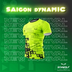 Áo Chạy Bộ Wolf Active Sài Gòn Dynamic W90, Áo Chạy Bộ Nam, Quick Dry, Co Giãn 4 Chiều