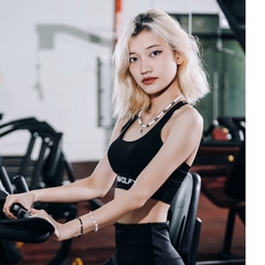 Áo Bra Tập Gym, Áo Bra Nữ Tập Yoga Wolf Active Chất Liệu Co Giãn, Lên Form Tôn Dáng WOLF65