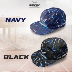 Nón Chạy Bộ FLAT PEAK Thương Hiệu Wolf Active, Nón Snapback Thể Thao Cao Cấp, Nhẹ, Mát