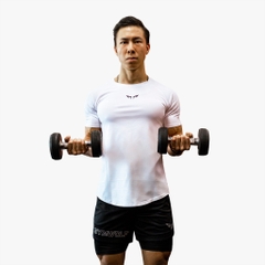 Áo Thể Thao Nam Wolf Active Pro Flex 192, Chất Vải Cotton Cao Cấp Co Giãn 4 Chiều, Thấm Hút Mồ Hôi