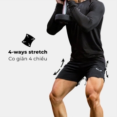 Quần Tập Gym Nam Wolf Active Fitpro2 W184, Quần Thể Thao Nam, Chất Vải Poly 2 Da Co Giãn 4 Chiều