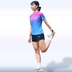Áo Chạy Bộ Nữ Run Original 73, Áo Chạy Bộ Chất Vải Wolf Active, Nhanh Khô, Co Giãn 4 Chiều, Tôn Dáng