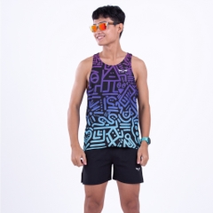 Áo Singlet Chạy Bộ Wolf Active Vui Vẻ 1 W36, Chất Vải Cao Cấp, Quick Dry, Nhanh Khô, Co Giãn 4 Chiều