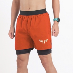 Quần 2 Lớp Thể Thao Wolf Active Essential V1 W110, Quần 2 Lớp Chạy Bộ, Tập Gym Chất Vải Cao Cấp