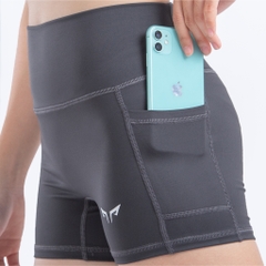 Quần Short Chạy Bộ Nữ, Tập Gym Có Túi Wolf Active Flex V1 180 , Chất Vải Mềm Mịn, Co Giãn 4 Chiều
