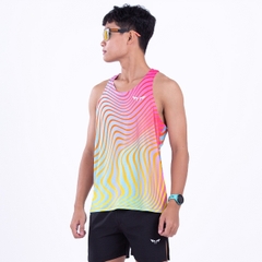 Áo Singlet Chạy Bộ Nam Wolf Active Vui Vẻ 2 W35, Chất Liệu Cao Cấp, Quick Dry, Nhanh Khô, Co Giãn 4 Chiều