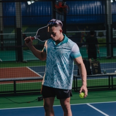 Áo Polo Pickleball Nam Wolf Active Ocean Man W156, Chất Vải Wolf Pro Cao Cấp, Thoáng Khí, Mát Mẻ