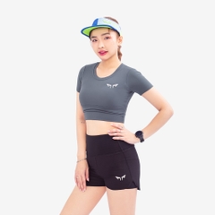 Áo Croptop Nữ Wolf Active Flexfit W216, Áo Tập Mềm Mịn, Tôn Dáng, Thấm Hút Mồ Hôi, Co Giãn Thoải Mái