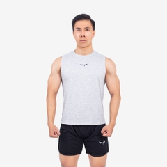 Áo Tanktop Nam Tập Gym Wolf Active Titan Power W226, 100% Cotton Cao Cấp, Thấm Hút Mồ Hôi Cực Tốt
