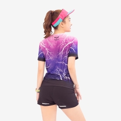 Áo Thun Chạy Bộ Nữ Wolf Active Winter Light W141, Chất Vải Wolf Active Nhẹ, Nhanh Khô, Tôn Dáng