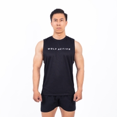 Áo Tanktop Gym Wolf Active Fitpro W145, Áo Tanktop Gym Nam, Chất Vải Nhẹ, Nhanh Khô, Thoáng Khí