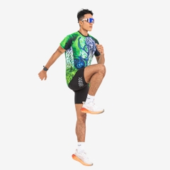 Áo Thun Chạy Bộ Nam Wolf Active Fern Cell W265, Chất Vải Wolf Active Siêu Nhẹ, Thoáng Khí, Đẹp Mắt