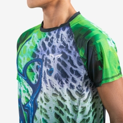 Áo Thun Chạy Bộ Nam Wolf Active Fern Cell W265, Chất Vải Wolf Active Siêu Nhẹ, Thoáng Khí, Đẹp Mắt
