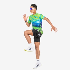 Áo Thun Chạy Bộ Nam Wolf Active The Leaf W260, Thiết Kế Đẳng Cấp, Vải Siêu Nhẹ, Thoáng Khí, Cực Mát