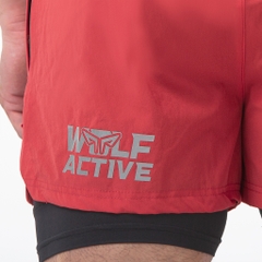 Quần Thể Thao 2 Lớp Nam Wolf Active Essential 175, Quần Tập Gym, Chạy Bộ, Cầu Lông , Thoải Mái Vận Động