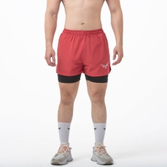Quần Thể Thao 2 Lớp Nam Wolf Active Essential 175, Quần Tập Gym, Chạy Bộ, Cầu Lông , Thoải Mái Vận Động