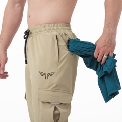 Quần Jogger Thể Thao Wolf Active Essential W176, Quần Dài Thể Thao Nhiều Túi, Nhẹ, Co Giãn Thoải Mái