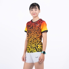 Áo Chạy Bộ Nữ Vui Vẻ 1 W11, Chất Vải Cao Cấp Wolf Active, Nhanh Khô, Co Giãn 4 Chiều, Tôn Dáng
