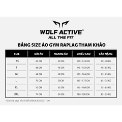 Áo Thể Thao Wolf Active 02, Chất Liệu Cotton Cao Cấp, Thấm Hút Mồ Hôi, Thoáng Mát