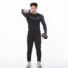 Áo Tay Dài Nam Wolf Active Powerfit V2, Form Raglan Tôn Dáng, Chất Vải Co Giãn 4 Chiều