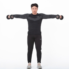 Áo Tay Dài Nam Wolf Active Powerfit V2, Form Raglan Tôn Dáng, Chất Vải Co Giãn 4 Chiều