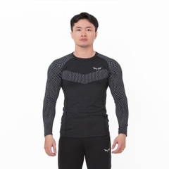 Áo Tay Dài Nam Wolf Active Powerfit V2, Form Raglan Tôn Dáng, Chất Vải Co Giãn 4 Chiều