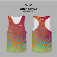Áo Singlet Chạy Bộ Nam Wolf Active Vui Vẻ 2 W35, Chất Liệu Cao Cấp, Quick Dry, Nhanh Khô, Co Giãn 4 Chiều