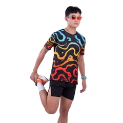 Áo Chạy Bộ Nam Wolf Active Mạch Ngầm W28, Chất Vải Wolf Active Nhẹ, Nhanh Khô, Thoáng Khí
