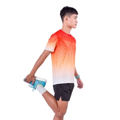 Áo Chạy Bộ Nam Wolf Active Vân Nước W125, Chất Vải Cao Cấp, Nhẹ Nhanh Khô, Thấm Hút Mồ Hôi Tốt