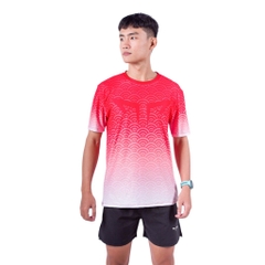 Áo Chạy Bộ Nam Wolf Active Vân Nước W125, Chất Vải Cao Cấp, Nhẹ Nhanh Khô, Thấm Hút Mồ Hôi Tốt