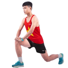Áo Ba Lỗ Chạy Bộ Cờ Đỏ Sao Vàng Nam Nữ W93, Chất Liệu Cao Cấp, Thoáng Khí, Mềm Mịn, Co Giãn 4 Chiều