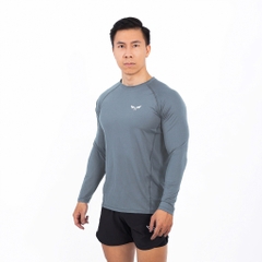 Áo Dài Tay Thể Thao Nam Wolf Active Gym Essential 203, Chất Vải Mềm Mịn,Thoáng Khí, Co Giãn 4 Chiều