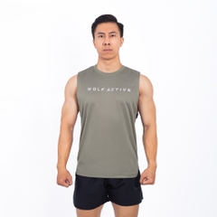 Áo Tanktop Gym Wolf Active Fitpro W145, Áo Tanktop Gym Nam, Chất Vải Nhẹ, Nhanh Khô, Thoáng Khí