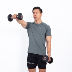 Áo Thun Tập Gym Nam Wolf Active Gym Essential II 201, Chất Vải Maxcool Mềm Mịn, Mát Mẻ