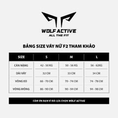 Chân Váy Nữ Thể Thao Wolf Active Light Skirt W204, Chất Vải Nhẹ, Có Lớp Lót, Thấm Hút Mồ Hôi Tốt