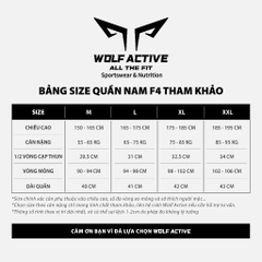 Quần Thể Thao Wolf Active Multi Sports 01 63, Quần Tập Gym Nam, Quần Thể Thao Nam, Co Giãn 4 Chiều