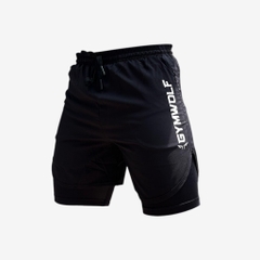 Quần 2 Lớp Fast & Fly W56 , Quần Thể Thao 2 Lớp Cho Gym Nhiều Túi, Chạy Bộ, Đạp Xe Co Giãn 4 Chiều