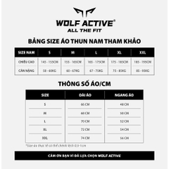 Áo Thun Chạy Bộ Nam Wolf Active Run Original 33,Chất Vải Wolf Active Cao Cấp Siêu Nhẹ, Nhanh Khô