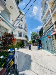 NHÀ TÂN TRỤ P15 TÂN BÌNH 4 TẦNG, 4 M X 17,4M.