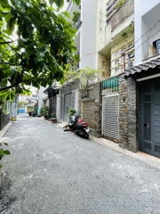 NHÀ HẺM XE ÔTÔ TRẦN MAI NINH P.BẢY HIỀN, 4 TẦNG TIỆN NGHI.