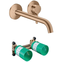Vòi lavabo âm tường Hansgrohe Axor | 48120310+13623180