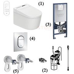 Bồn Cầu Thông Minh Grohe Sensia Arena | 102915SH00/1029950200/39596000/37624000/3855800M