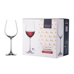 Bộ 6 ly rượu vang Bohemia Columba | 500ml