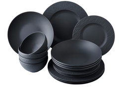 Set bát đĩa Villeroy Boch Manufacture Rock 16 món