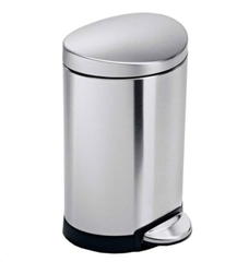 Thùng rác đạp chân Simplehuman CW1834CB 6L màu inox