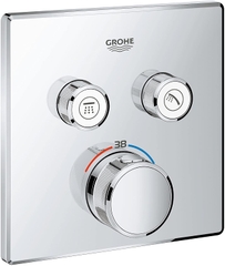 Mặt bộ trộn ổn nhiệt Grohe SmartControl | 29124000
